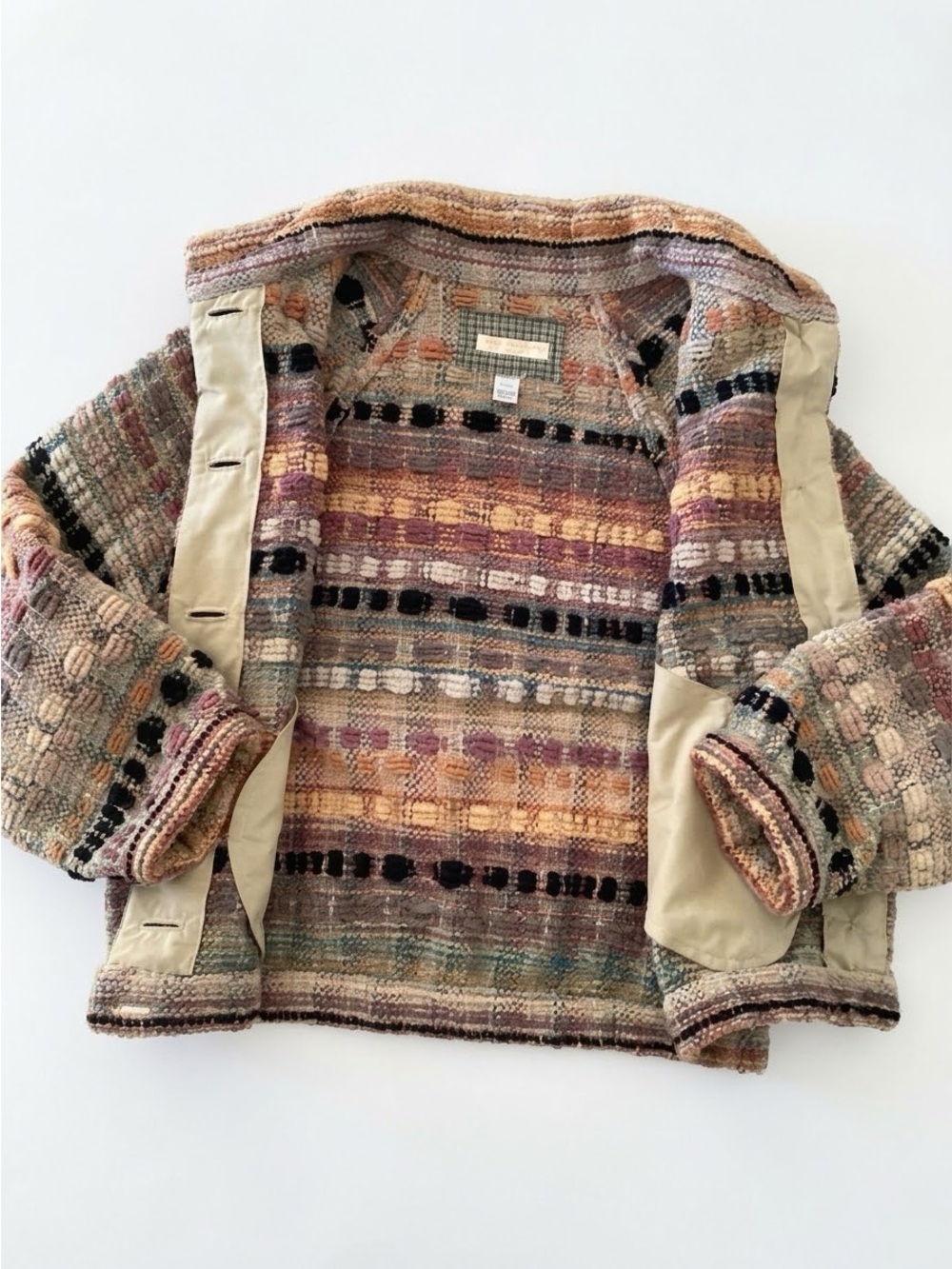 Hand Woven Gretel Underwood Santa Fe Jacket - Picture 5 of 7
